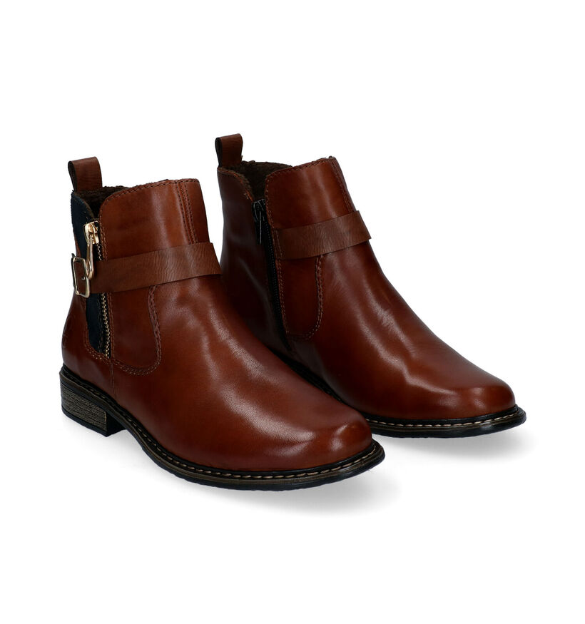 Rieker Bottines basses en Cognac pour femmes (328431)