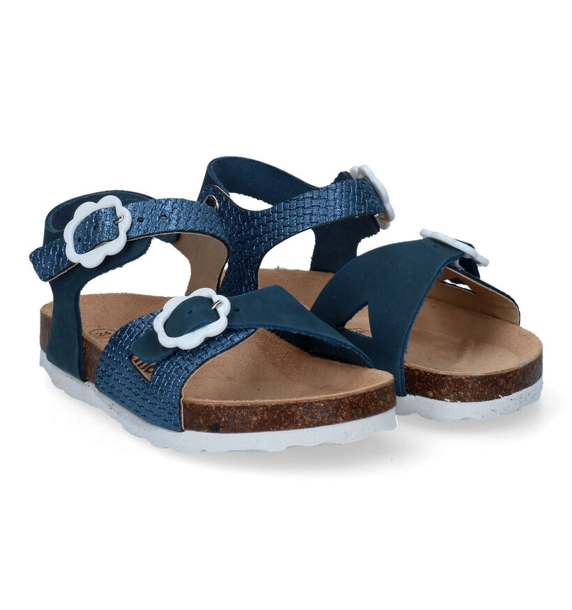 Baby Line Sandales en Bleu foncé en cuir (319448)