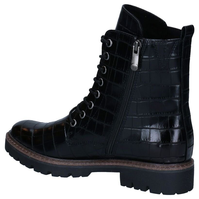 Marco Tozzi Zwarte Boots in kunstleer (296944)