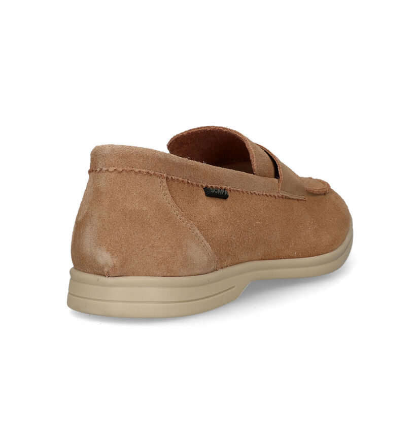 Scapa Chaussures à enfiler en Camel pour hommes (324209) - pour semelles orthopédiques