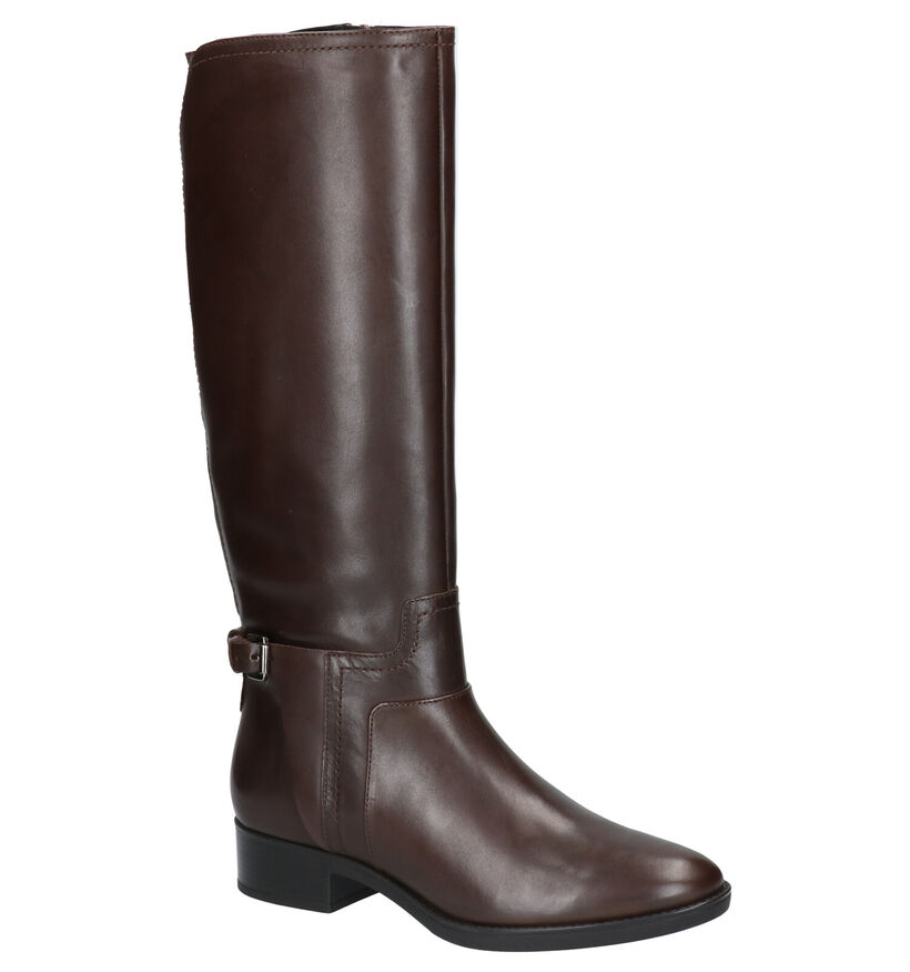 Geox Bottes hautes en Marron en cuir (263852)