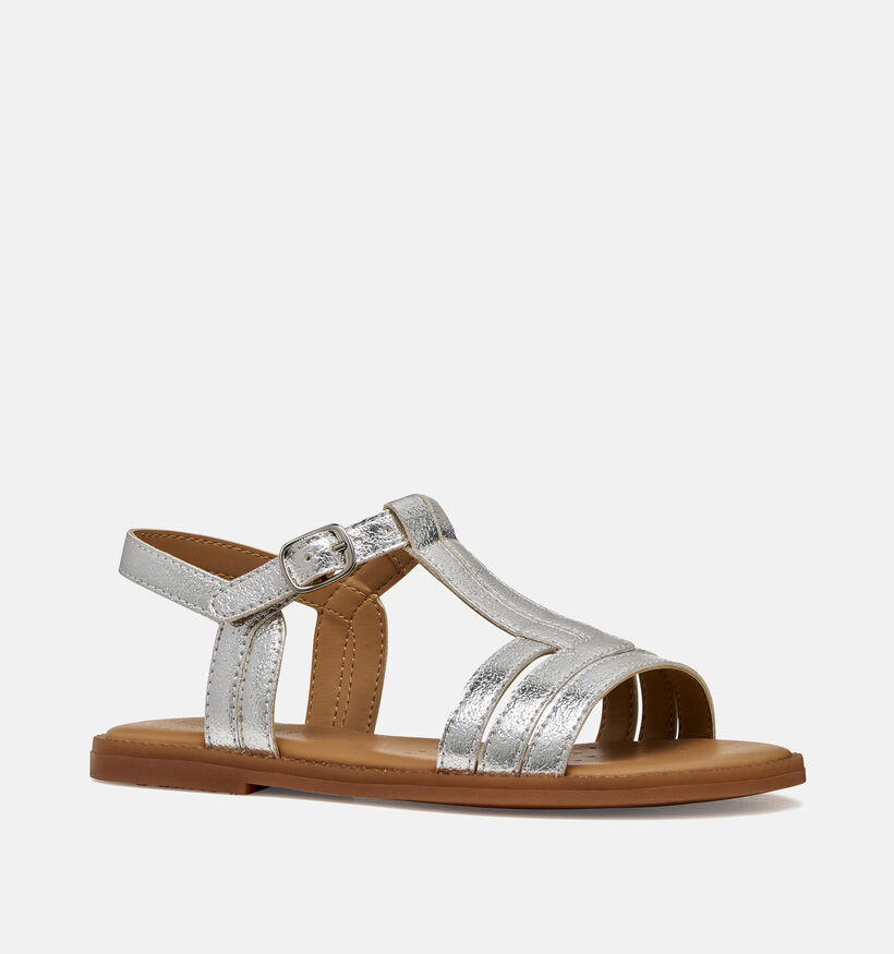 Geox J Karly Zilveren Sandalen voor meisjes (368846)