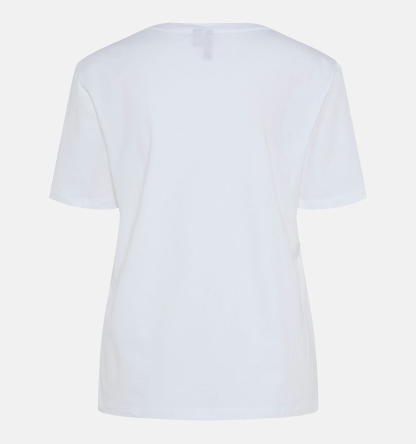 Pieces Sinne Wit T-shirt voor dames (352470)