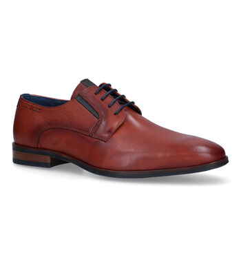 Geklede schoenen cognac