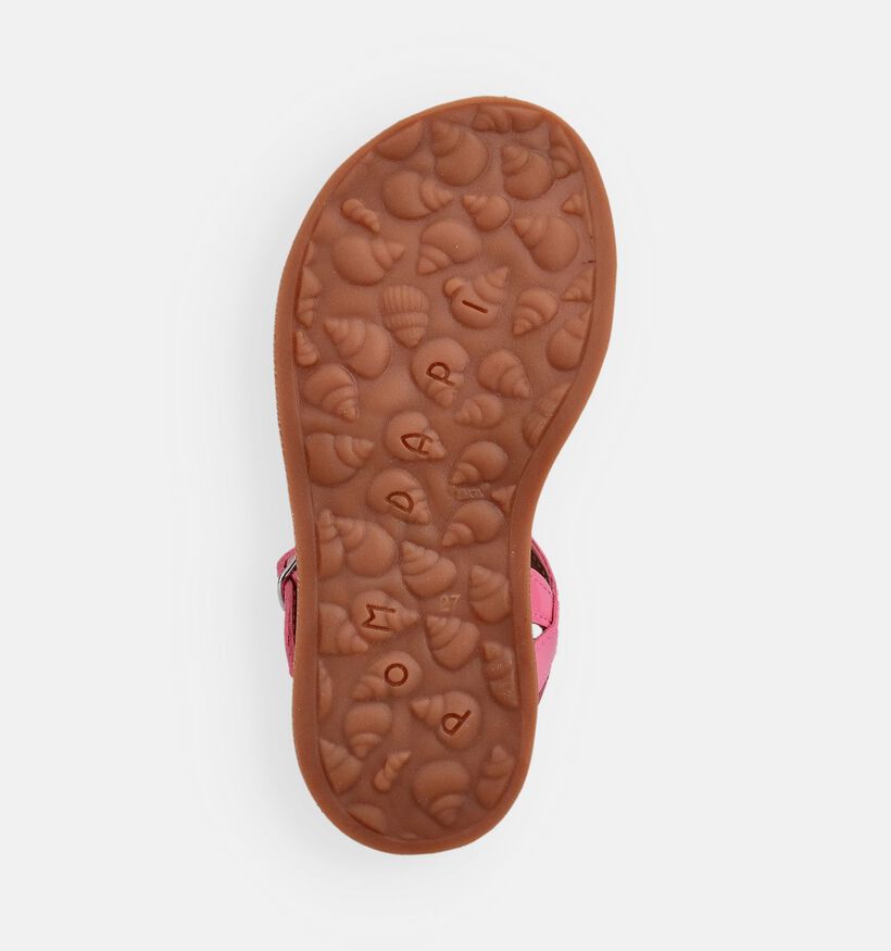 Pom d'Api Plagette Big Flower Roze Sandalen voor meisjes (370274)