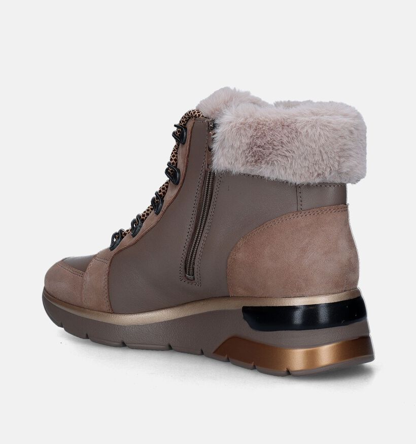 Mephisto Evodia Boots wedge en Taupe pour femmes (346075) - pour semelles orthopédiques