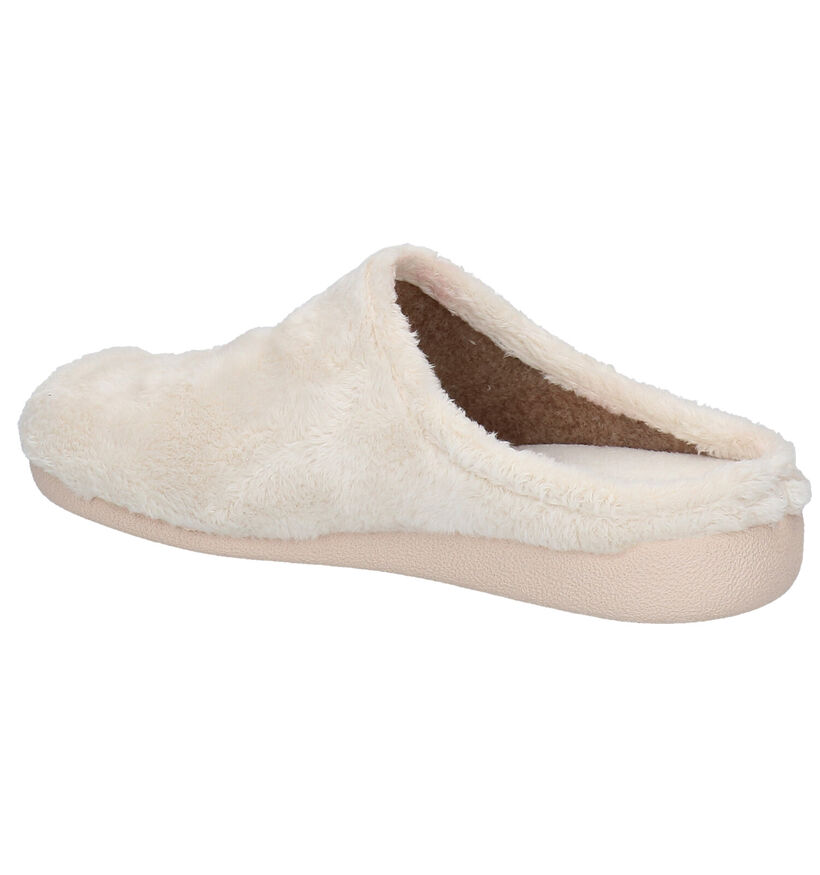 River Woods Beige Pantoffels in stof (281922)