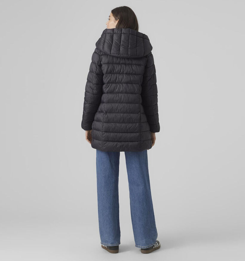 Vero Moda Carmen Manteau puffer en Noir pour femmes (357657)