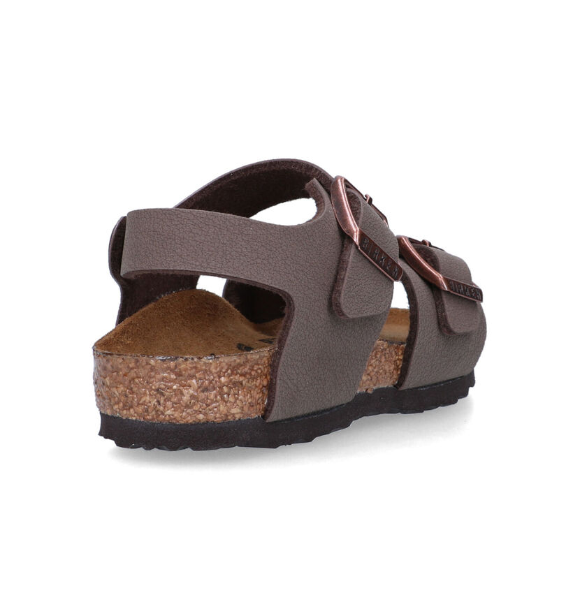 Birkenstock New York  Sandales en Noir pour garçons (338096)