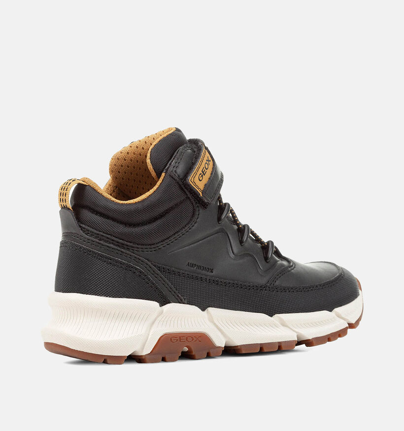 Geox Flexyper Zwarte Hoge schoenen voor jongens (345920) - geschikt voor steunzolen