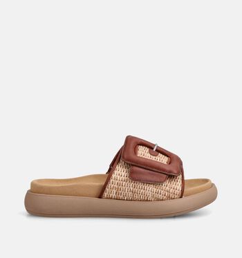 Gabor Best Fitting Slippers Cognac