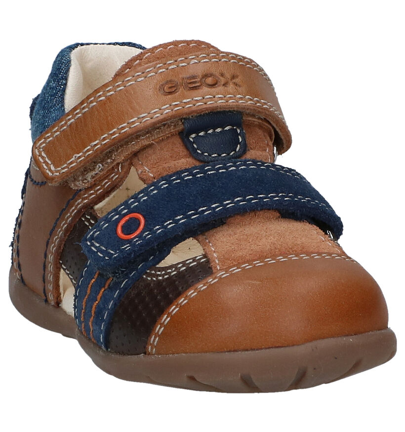 Geox Kaytan Chaussures en Cognac en cuir (286969)