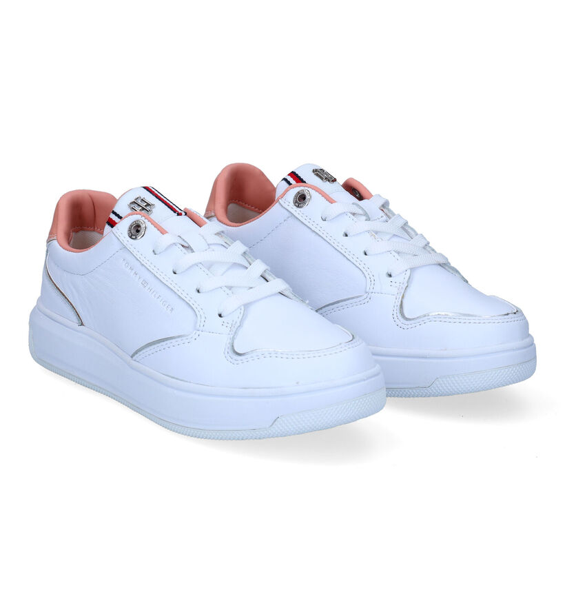 Tommy Hilfiger Elevated Cupsole Baskets en Blanc pour femmes (300628)