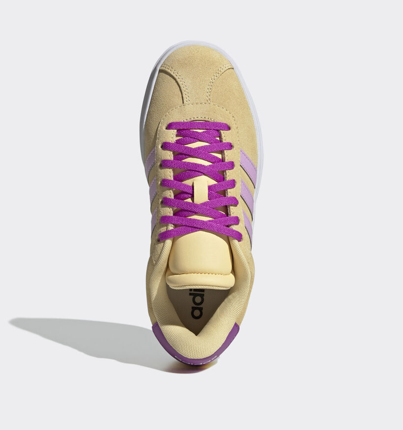 adidas VL Court Bold Baskets basses en Orange pour filles (357478) - pour semelles orthopédiques