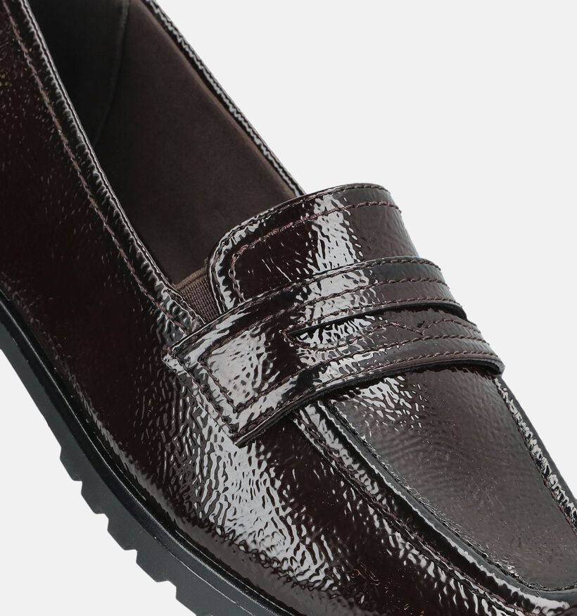 Tamaris Touch It Chaussures plates en Brun fonc&eacute; pour femmes (376703)