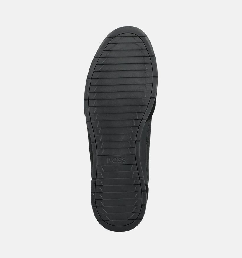 BOSS Nitan Chaussures plates en Noir pour hommes (375714) - pour semelles orthop&eacute;diques