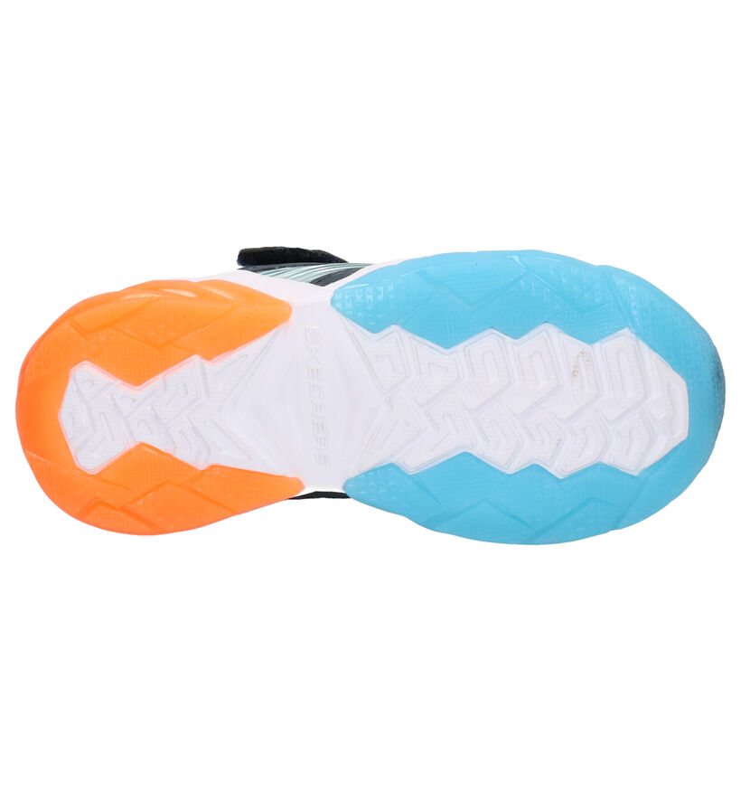 Skechers Rapid Flash Baskets en Bleu en textile (256144)