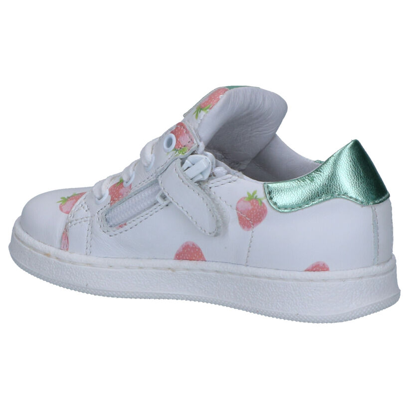 Clic! Baskets basses en Blanc en cuir (270506)