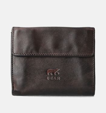 Bear Design Portemonnees Cognac/Bruin/Blauw/Rood/Groen