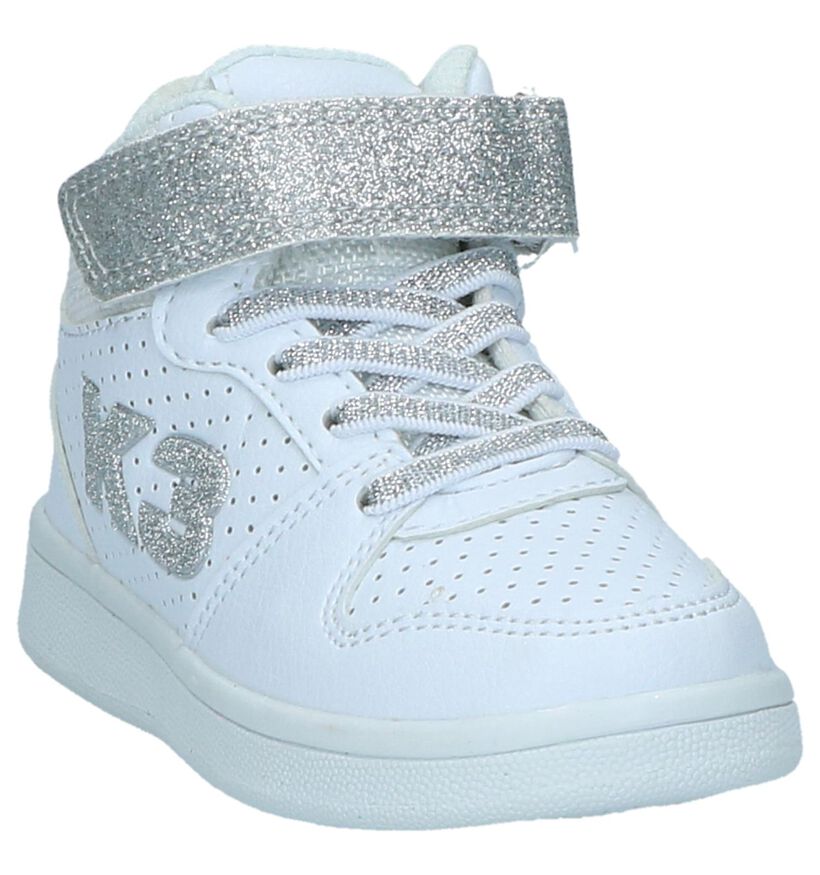 K3 Witte Hoge Sneakers in kunstleer (236947)