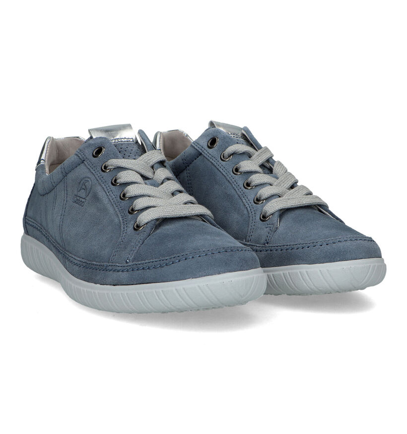 Gabor Ultra Flex Air Baskets en Bleu en daim (323156)