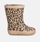 Xplor Rainboot Beige Gevoerde Regenlaarzen Leopard voor meisjes (360157) - geschikt voor steunzolen