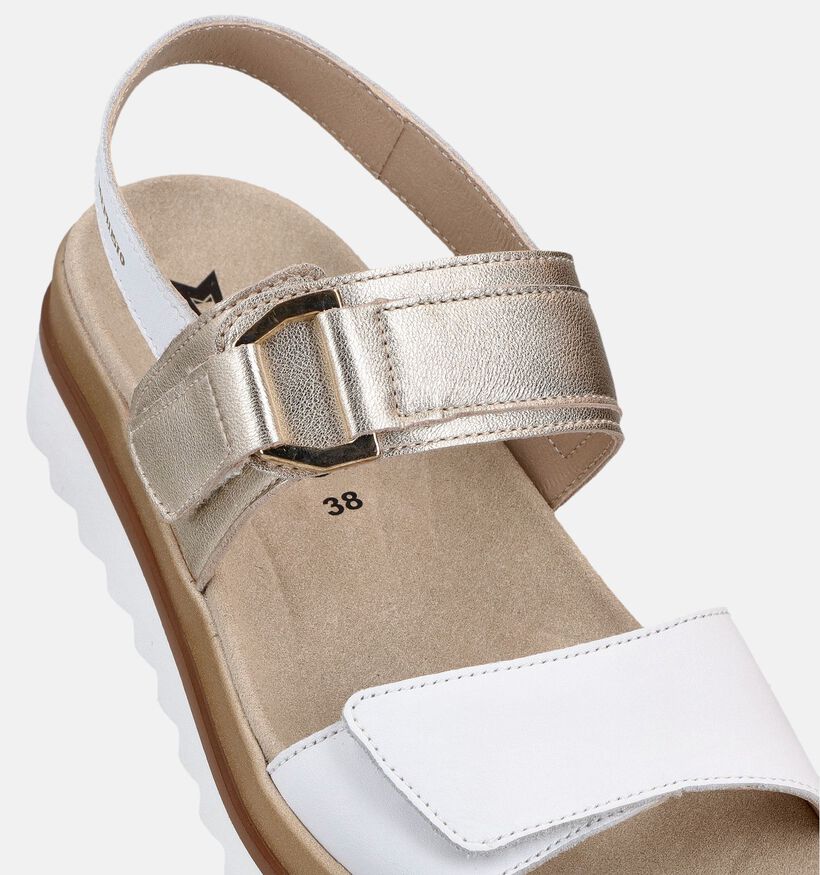 Mephisto Dakota Sandales en Blanc/Or pour femmes (370565)