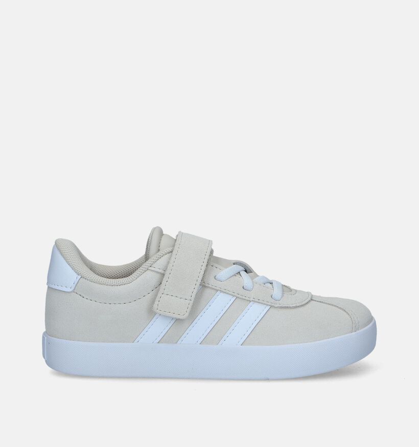 adidas VL Court 3.0 Baskets en Beige pour filles, garçons (341619)