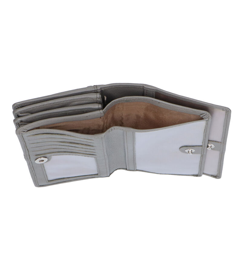 Euro-Leather Zwarte Portemonnee voor dames (365193)