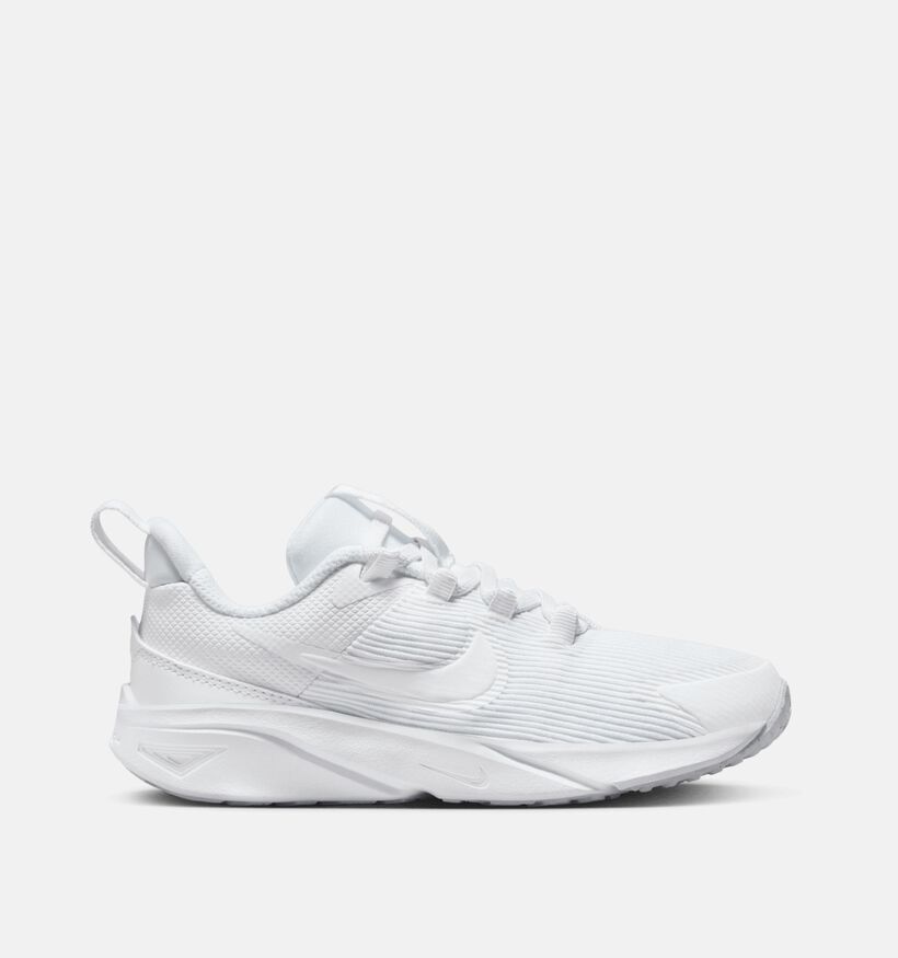 Nike Star Runner 4 Witte Sneakers voor jongens, meisjes (356492) - geschikt voor steunzolen