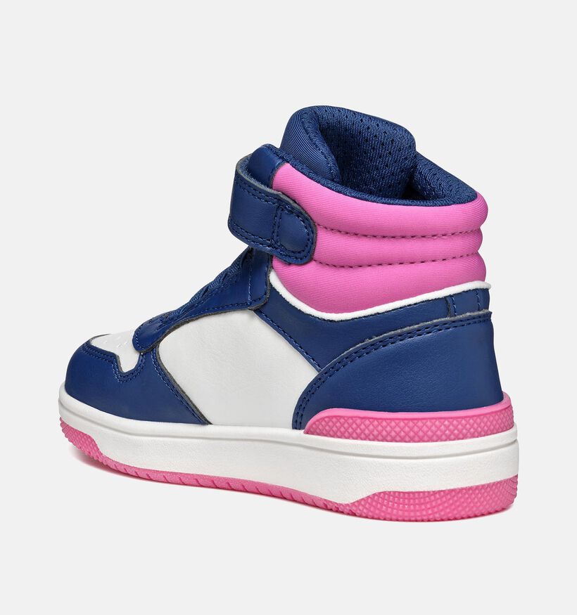 Geox Washiba Baskets en Bleu pour filles (344527) - pour semelles orthopédiques