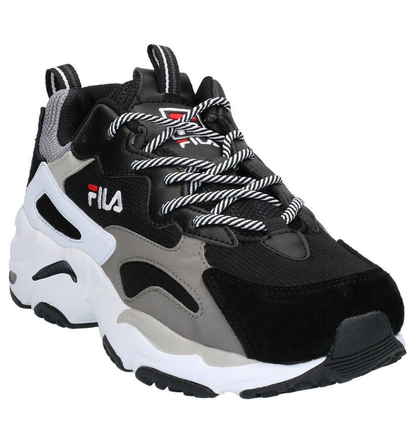 Fila Ray Tracer Zwarte Sneakers in kunstleer (253516)