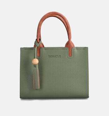 Sac à main vert