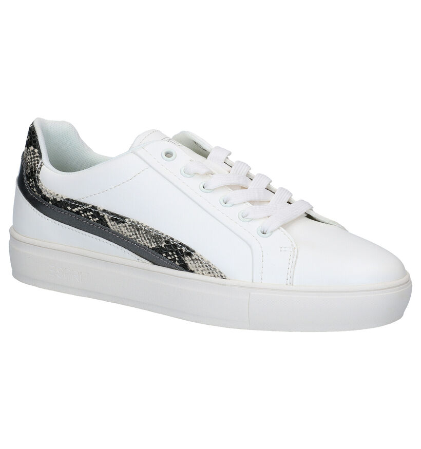 Esprit Colette Baskets en Blanc en simili cuir (295703)