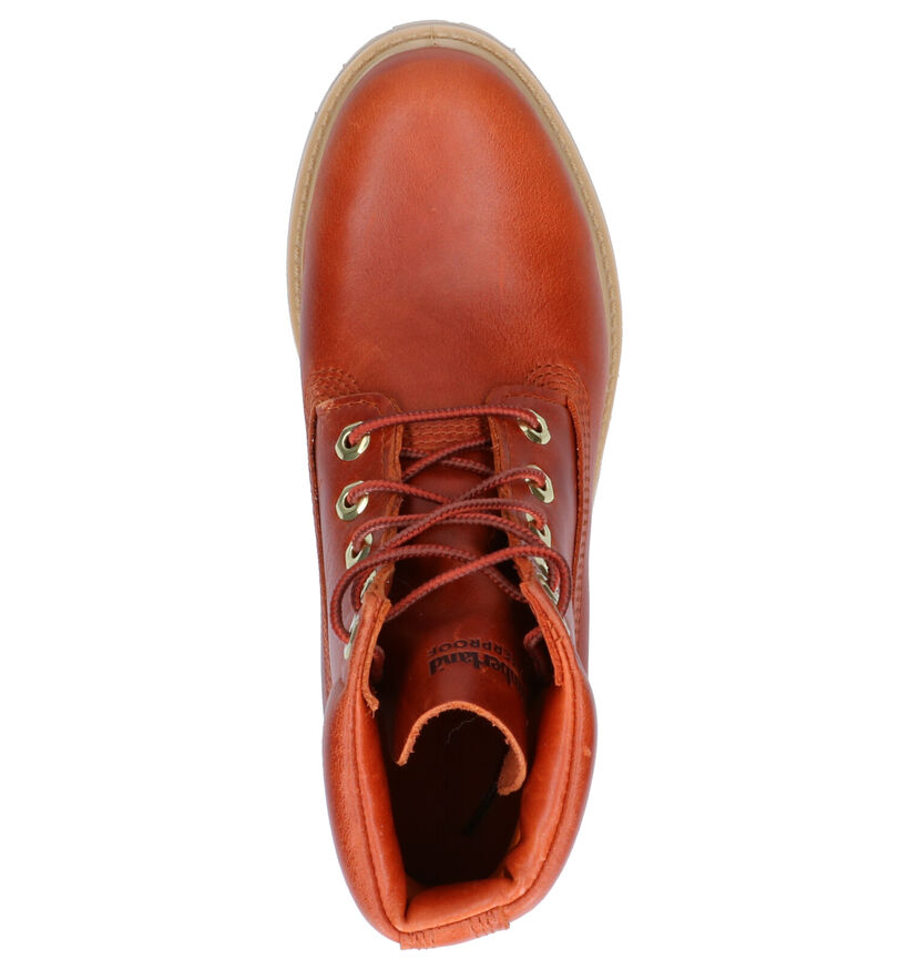 Timberland Paninara Collarles Bottines en Cognac en cuir (255332)