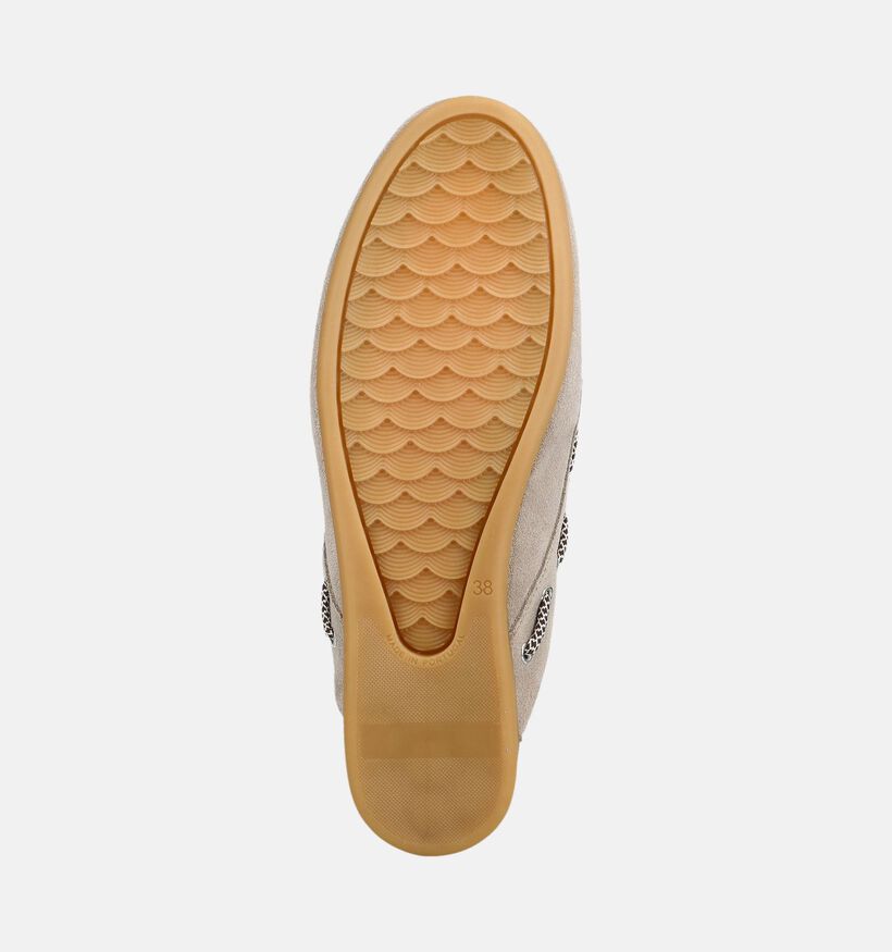 Posh by Poelman Donkerbeige Slipper voor dames (383801)