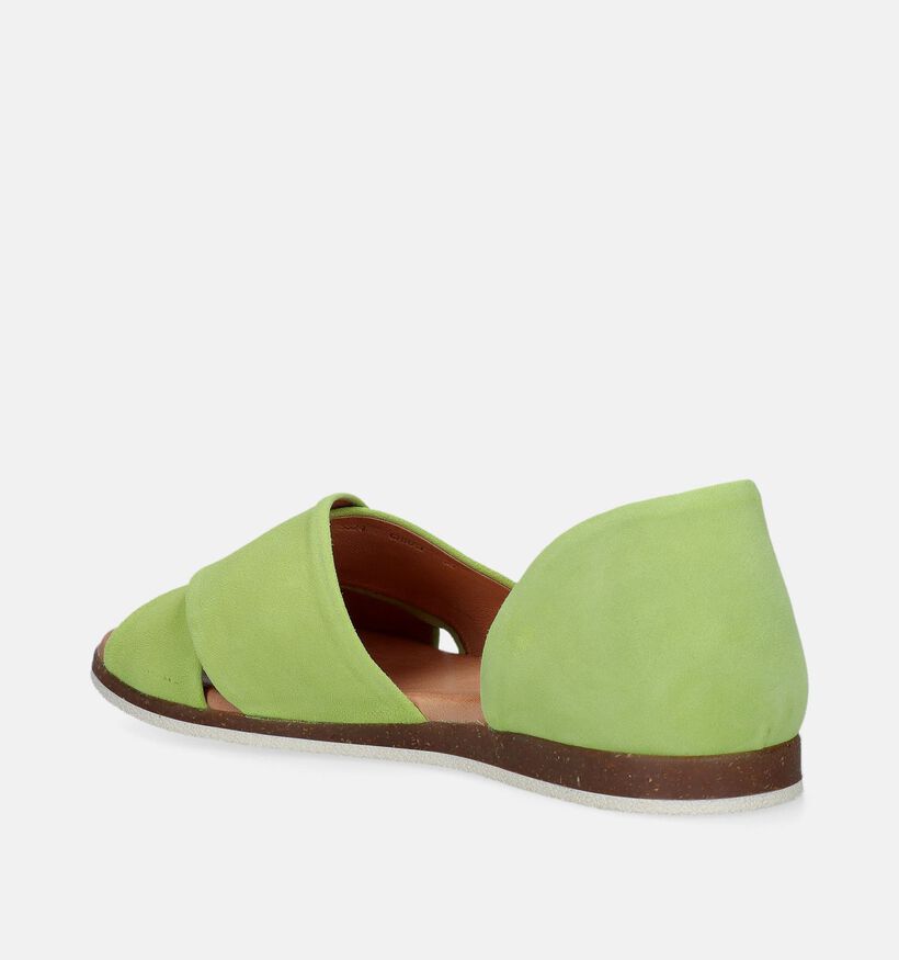 Apple of Eden Chuisi Sandales en Vert pour femmes (338361)