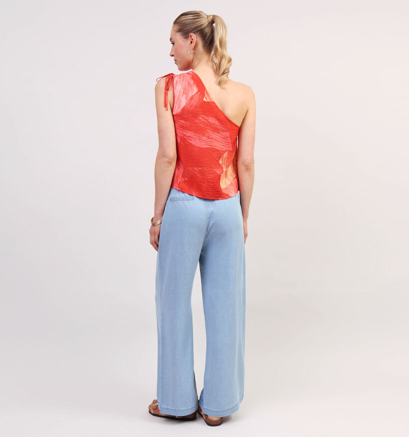 Vila Dolira Rode One Shoulder Top voor dames (357192)