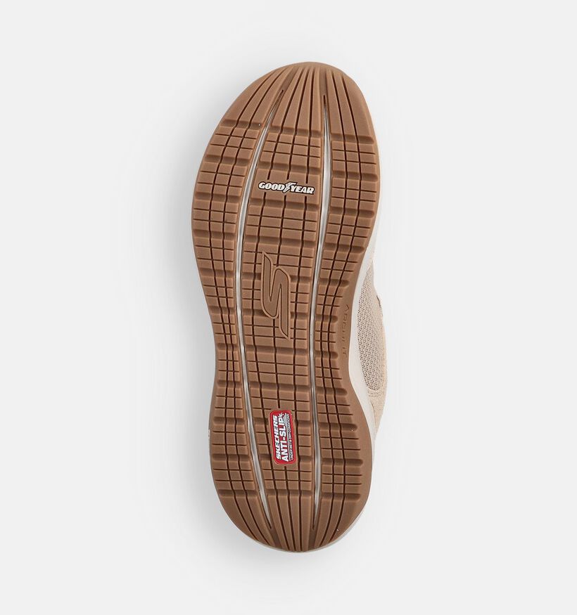Skechers Go Walk Stability Baskets sportives en Taupe pour femmes (361032) - pour semelles orthopédiques