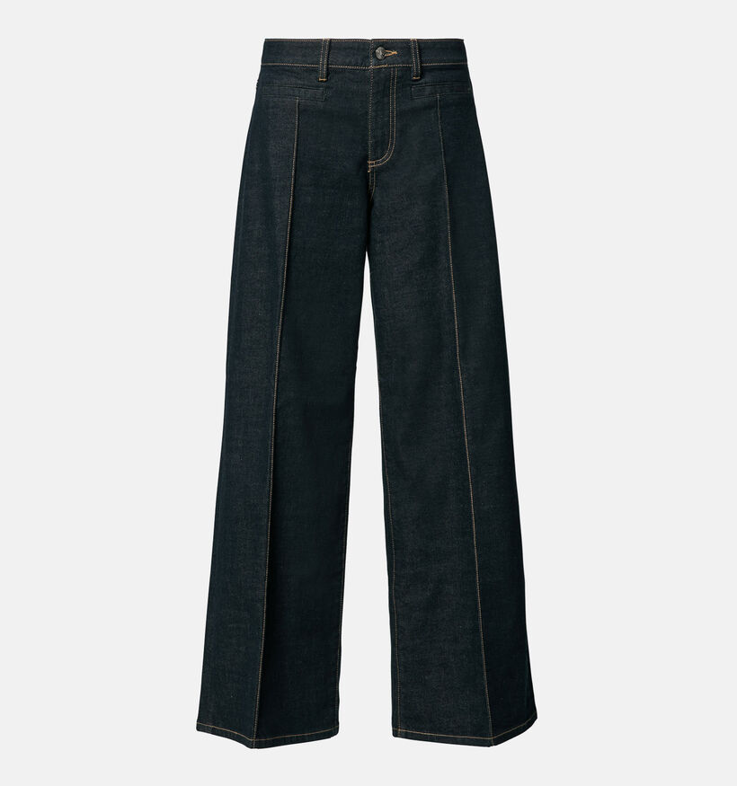 comma Blauwe Wijde broek voor dames (350029)