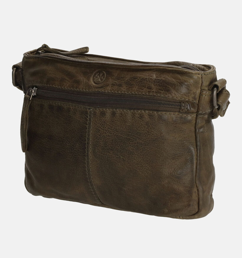 Hide & Stitches Groene Crossbody tas voor dames (358987)