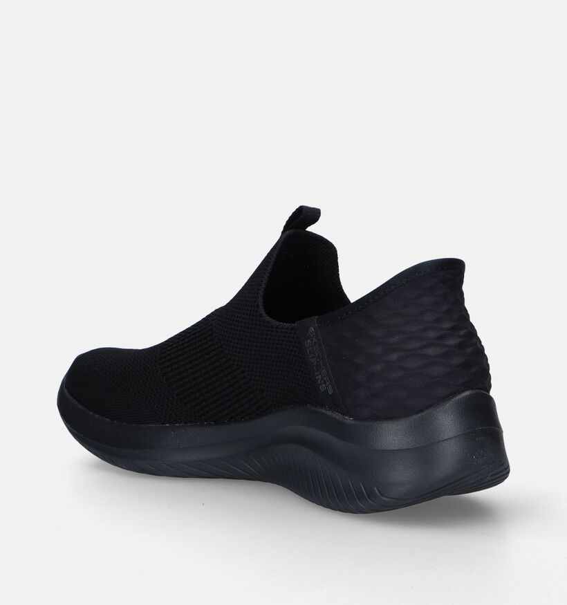 Skechers Slip-ins Ultra Flex 3.0 Cozy Baskets en Noir pour femmes (345113)