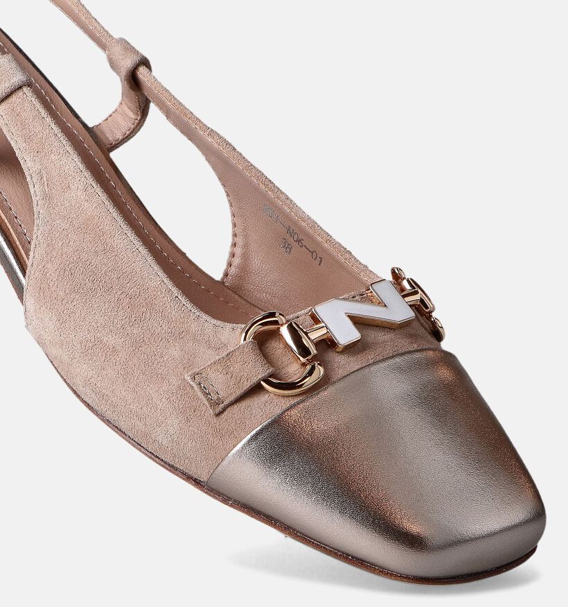 Nathan-Baume Escarpins slingback en Camel pour femmes (356282)