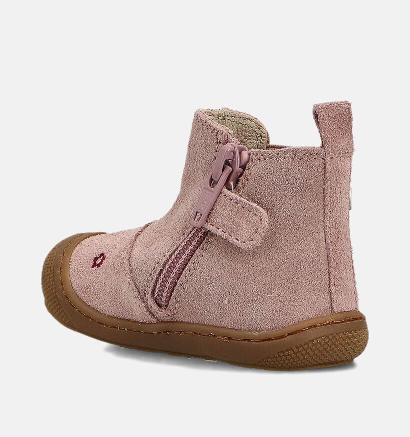 Naturino Sally Daisies Boots pour bébé en Rose pour filles (364287) - pour semelles orthopédiques