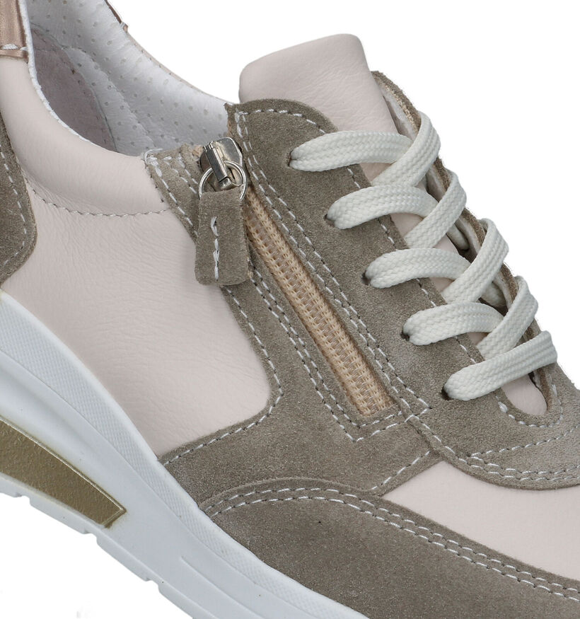 Solemade Mae Kaki Sneakers voor dames (324323) - geschikt voor steunzolen