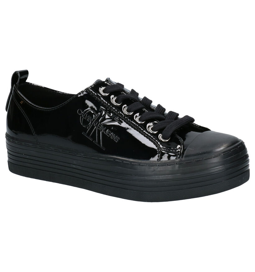 Calvin Klein Zolah Zwarte Veterschoenen in kunstleer (255817)