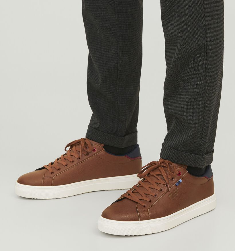 Jack & Jones Bale Cognac Veterschoenen voor heren (352852) - geschikt voor steunzolen