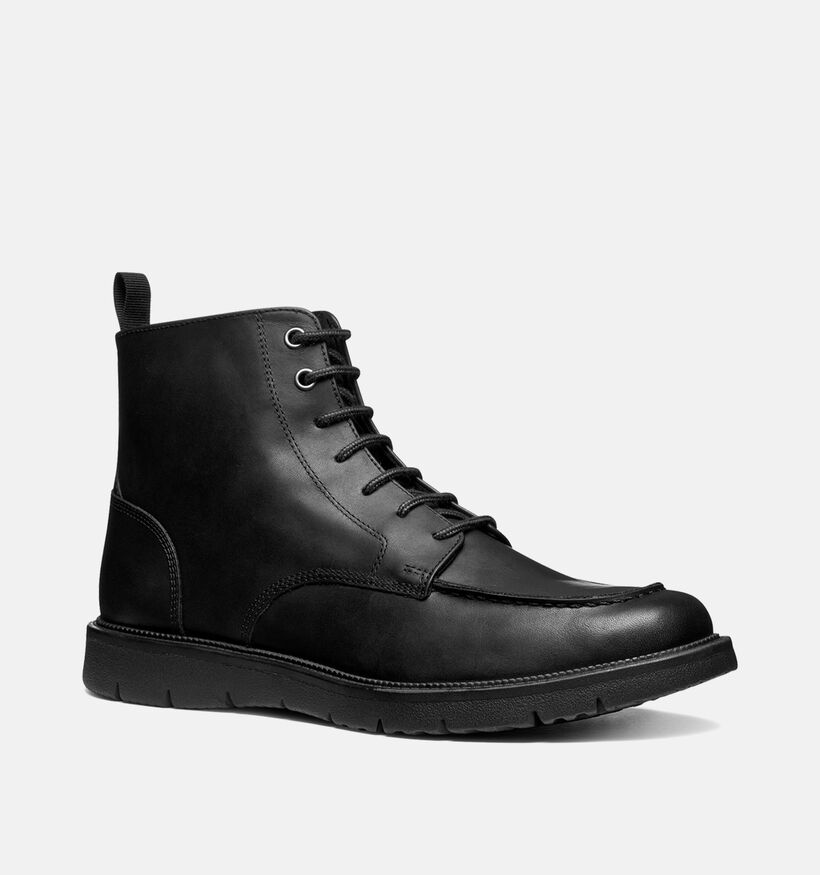 Geox Zwarte Veterboots voor heren (360109) - geschikt voor steunzolen