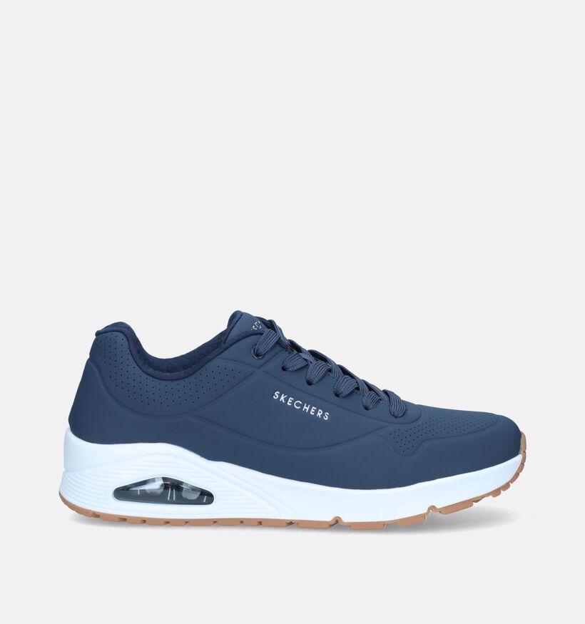 Skechers Uno Stand On Air Baskets en Bleu pour hommes (343970)