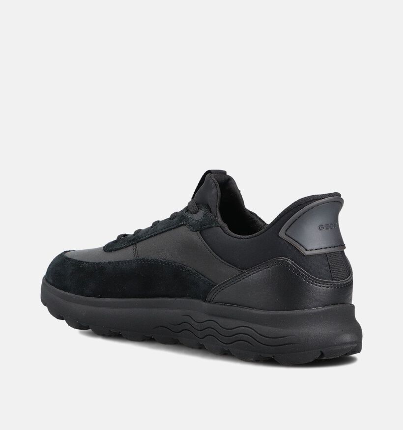 Geox Spherica Plus Chaussures plates en Noir pour hommes (360121) - pour semelles orthopédiques